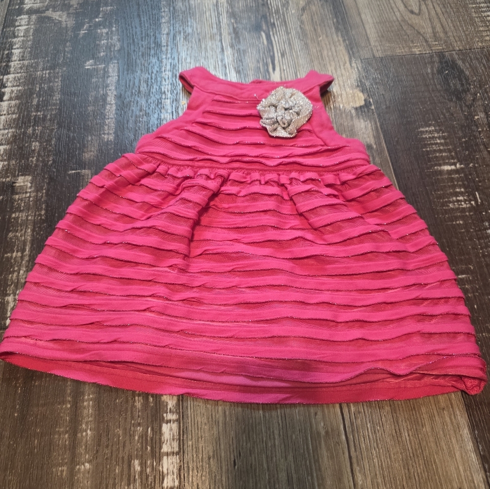 Baby Essentials Pink Ruffled One Piece - Picture 2 of 6